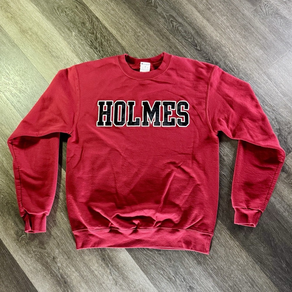 Vintage Russell Athletic Made In Red Small 90s Mens Holmes Fleece